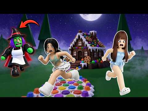 NEVER KNOCK on the CANDY WITCH'S HOUSE DOOR at 3AM with my SISTER LAU ROBLOX