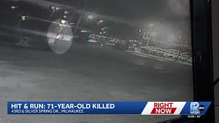 Surveillance video shows hit-and-run crash