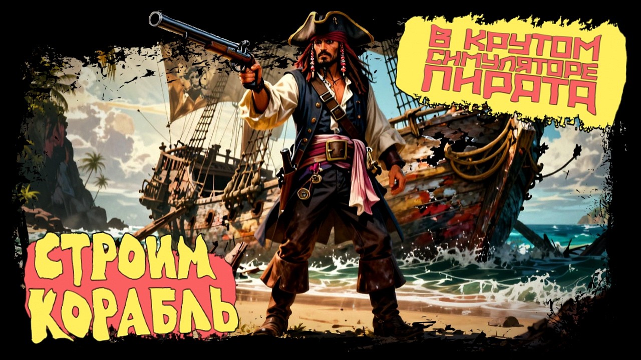 СТРОИМ КОРАБЛЬ В КРУТОМ СИМУЛЯТОРЕ ПИРАТА! НОВЫЙ ОСТРОВ ► Windrose