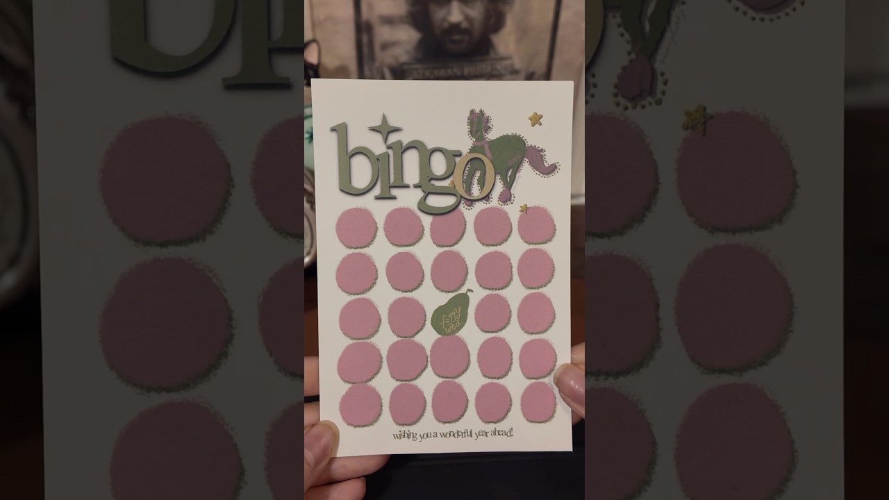 新年度に24個の目標を立てよう *ネットプリントでオリジナルビンゴカード配布中🍐 #2026goals #journaling