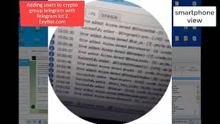 Telegram Tool for Add Users to Group screenshot 3