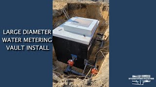 Large Diameter Water Metering Vault Install