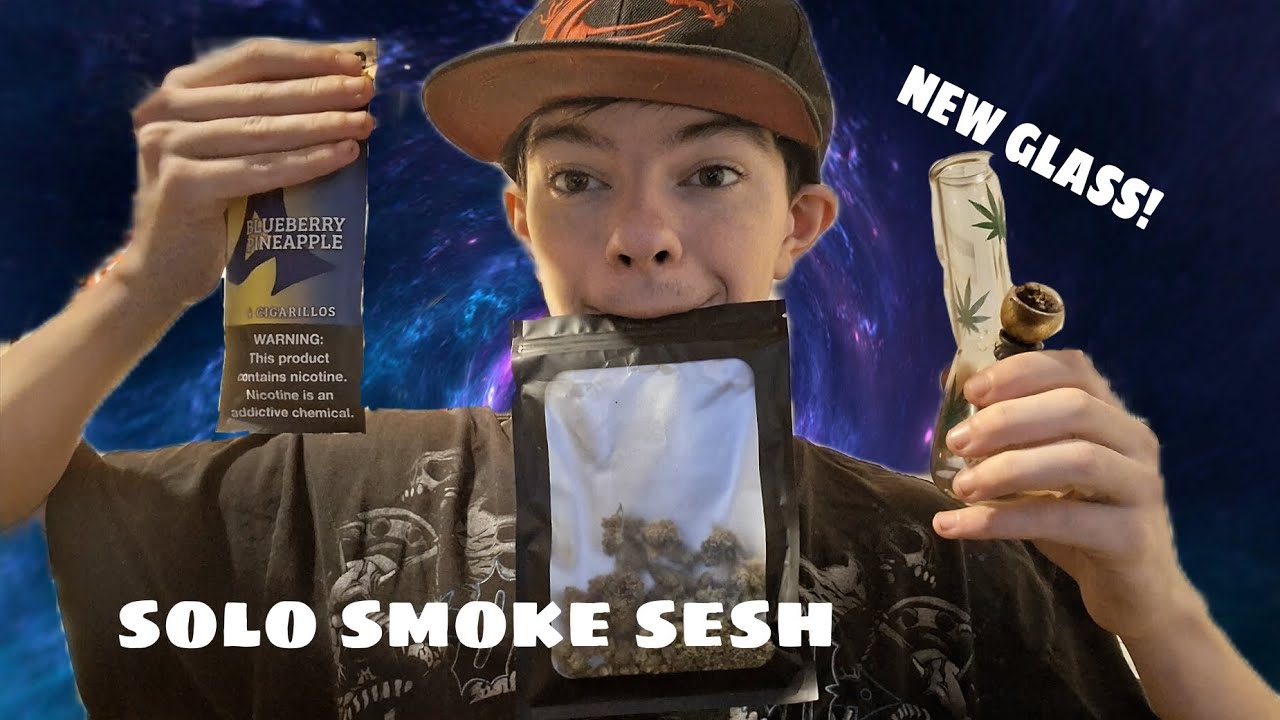 Solo Smoke Sesh with New Glass!