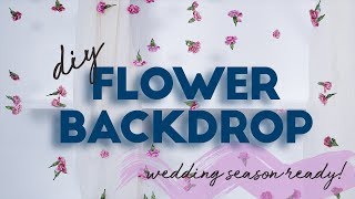 DIY Flower Backdrop | feat. Pollen Nation