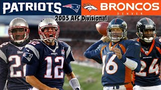 Celebrity Undefeated Playoff Brady vs Plummer and the 13-3 Broncos! 2005 AFC Divisional Highlights 🎥 Profile