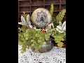 Americana Floral Arrangement Using Old Silver
