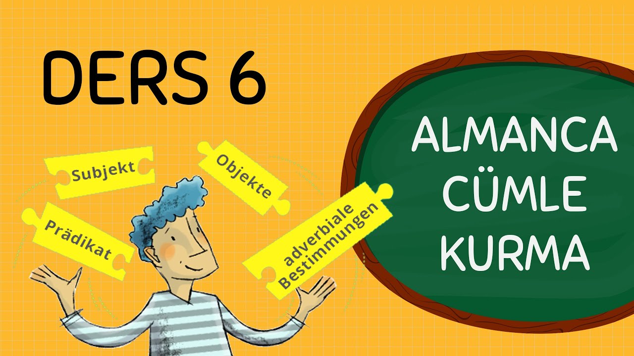 A1 | Ders 6 - Almanca Cümle Kurumu + Soru zamirleri (Satzbildung + W-Fragen)