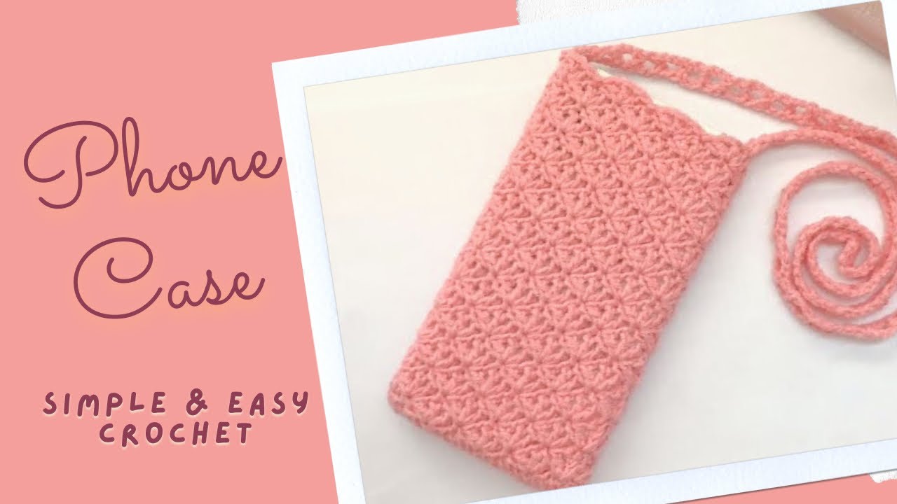 Crochet Phone Case • (Mat Stitch) • Simple & Easy Tutorial