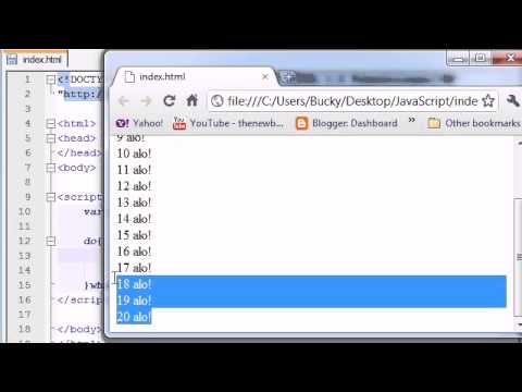 Beginner JavaScript Tutorial   21   do while