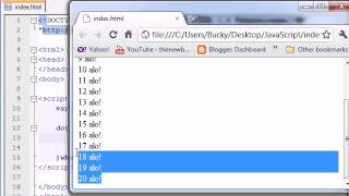 Beginner JavaScript Tutorial   21   do while