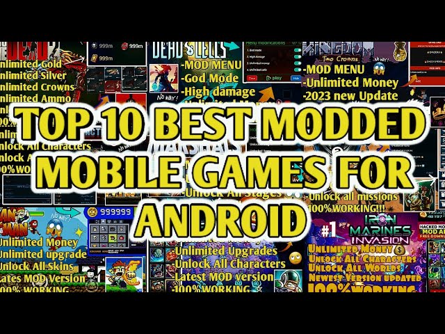 TOP 10 JOGOS HACKEADOS 2021 🔥 TOP 10 MOD APK!! 