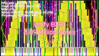 [Black MIDI] Unify B3R1 - 3.09 Million Notes @NikPlatamon2005