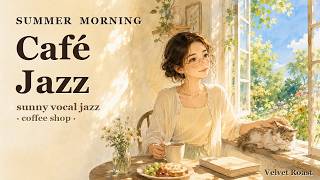 Summer Morning Café ☀️ 1940s Vocal Jazz for a Bright Slow Morning | Sunny Coffee Shop Ambience screenshot 4
