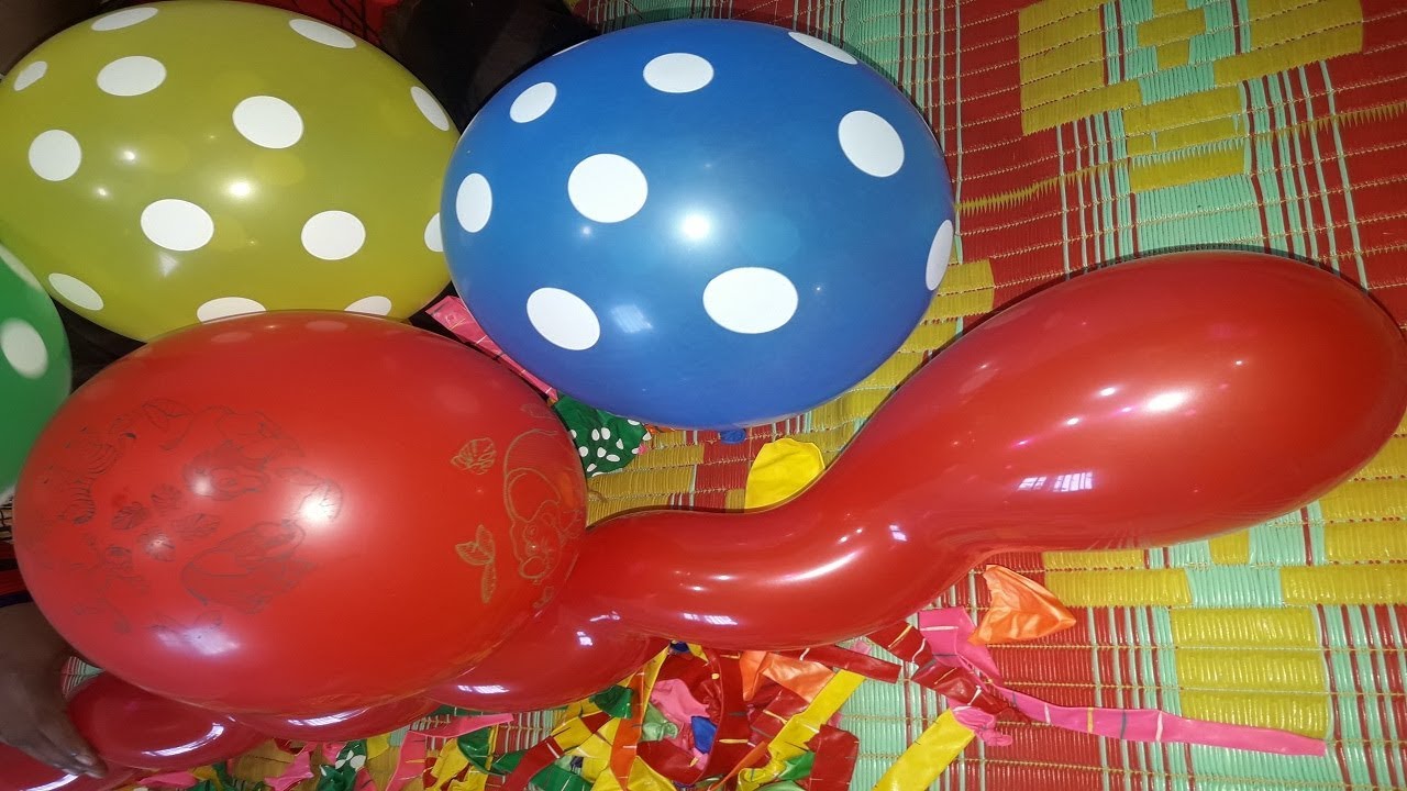 BALLOON POPPING VIDEO !!! Balloons Pop YouTube