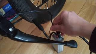 Upgrading Himo Z20 - stripping bike control unit removal