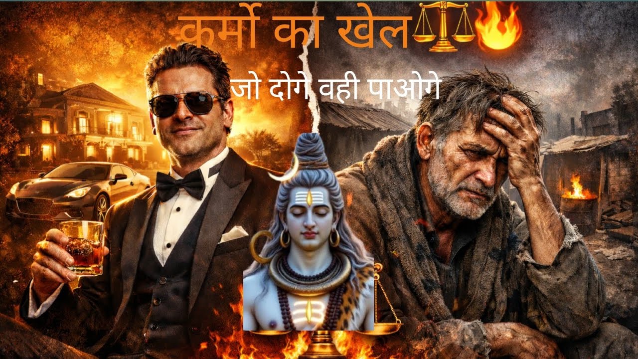 💥कहीं दूर नहीं, इसी जन्म में मिलता है हर कर्म का फल! 🔄💥#mahadev #love #viralvideo #shorts 