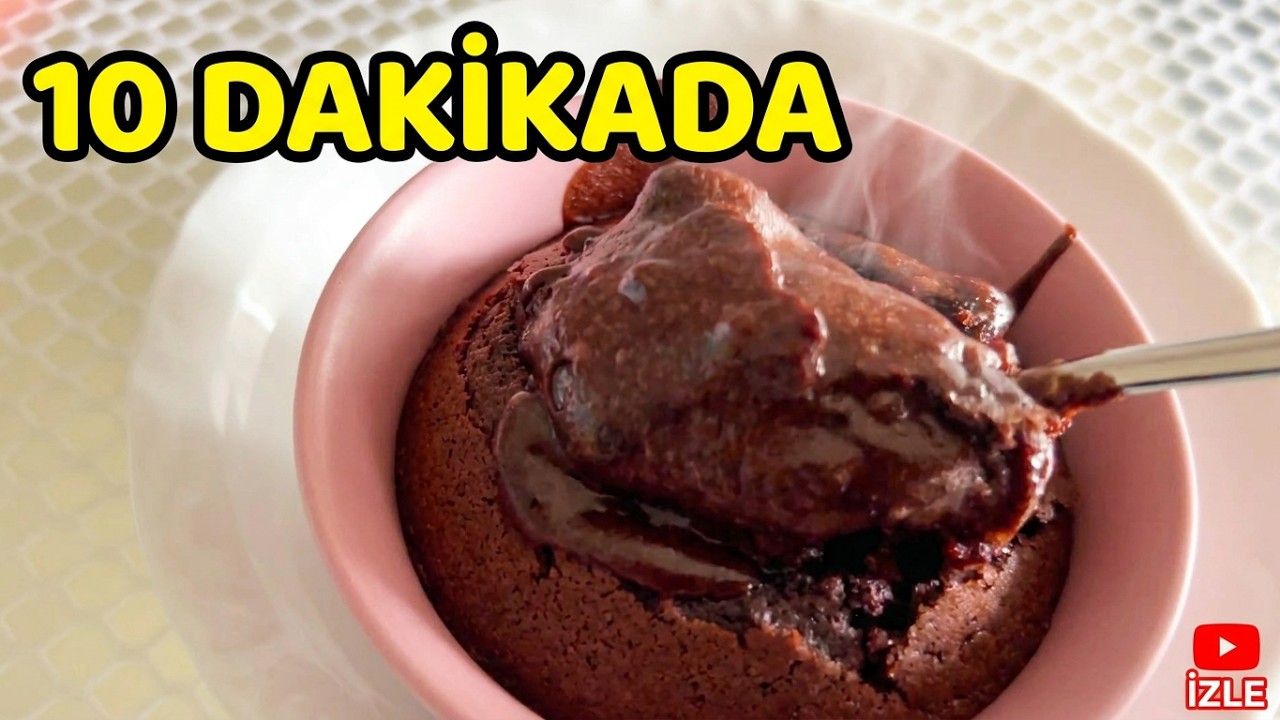 10 DK ' Da Kolay sufle tarifi ????- Yiyen Bir Daha İstiyor – Airfryer 'da Çok Kolay Pratik Sufle Tarifi