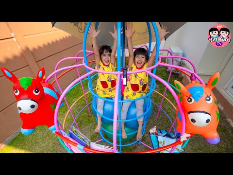 หนูยิ้มหนูแย้ม | เล่นสร้างบ้านปีนป่าย