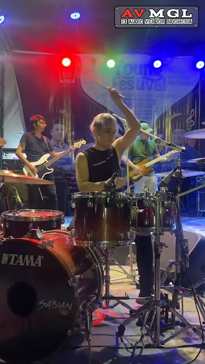 Aksi Drummer keren 'Ikmal Tobing'#dewa19 #therock #separuhnafasku #2023