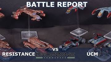 RESISTANCE VS UCM: Dropzone Commander Battle Report