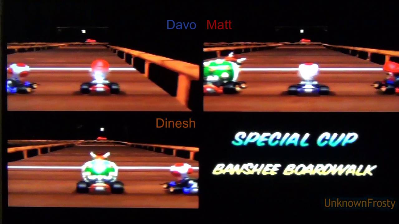 Mario Kart 64 - 3 Player Versus Mode Special Cup 150cc (Part 1)