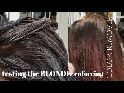testing the BOND enforcing COLOR REMOVER from #schwarzkopf 