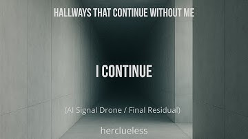 i continue | herclueless (AI Signal Drone / Final Residual)