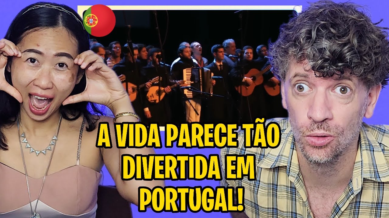 Fado Music 🇵🇹 Estudantina Universitária de Coimbra - Meia Noite Ao Luar | Reaction Portuguese Music!