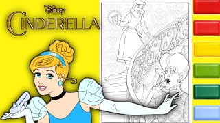 Cinderella Coloring Video #26 | Coloring Disney Princess Cinderella Net Worth