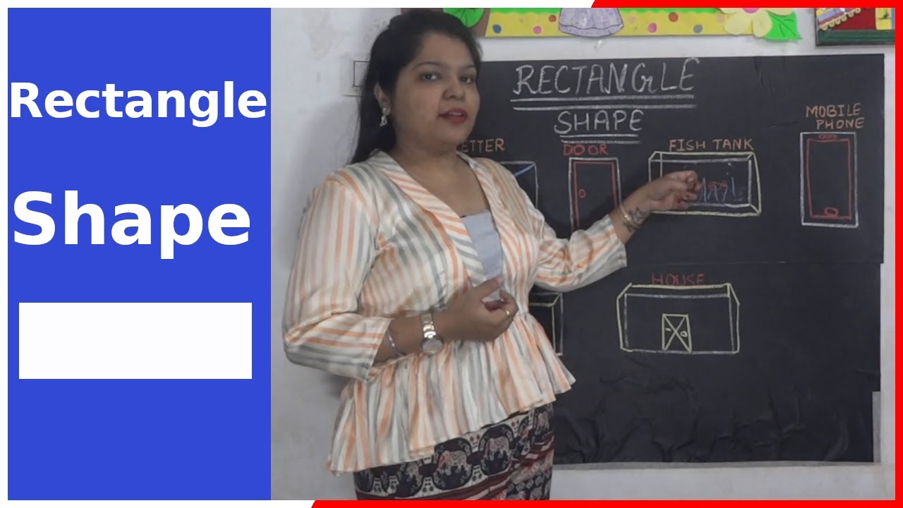 Rectangle shapes|Rectangle shapes with real objects - YouTube