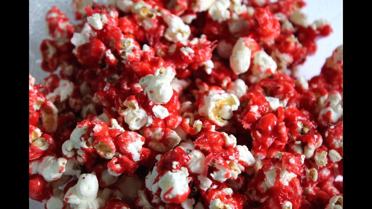 Hot Red Cinnamon Heart Popcorn (Mothers Day Treat) YouTube