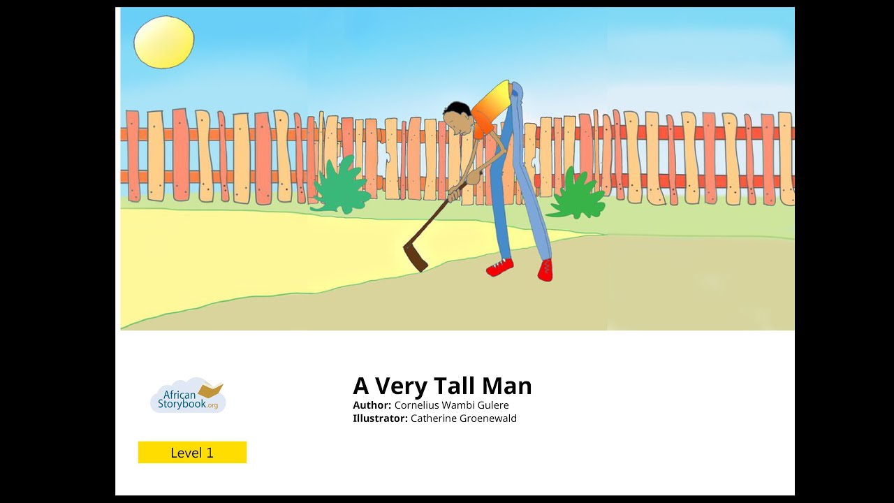 A Very Tall Man - Story for children and adult that are learning ...