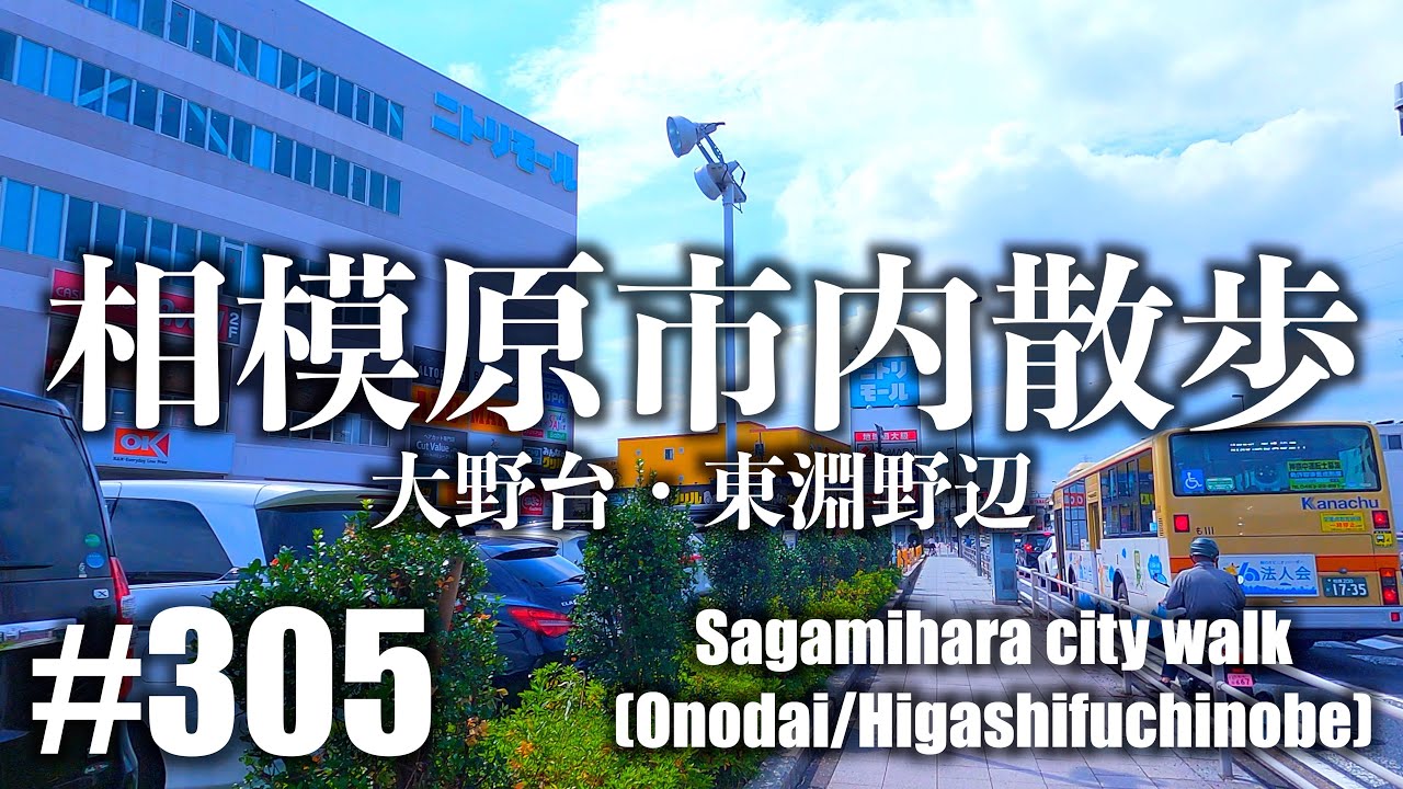 #305 [4K] Прогулка по Сагамихаре (Онодай/Хигасифутинобе), часть 1