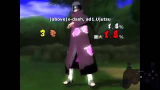 [NA2] Itachi Shiranui jutsu+Tsukuyomi setup from X-dash - Naruto Ultimate Ninja 5 | Accel 2 screenshot 3