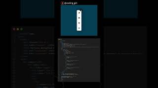Vertical Navigation bar in HTML and CSS #shorts #coding #shortvideo