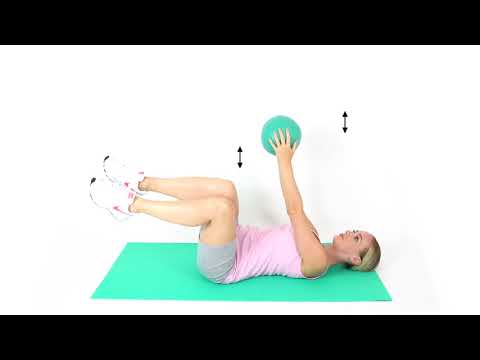 Dead Bug - Twist with Ball Hands