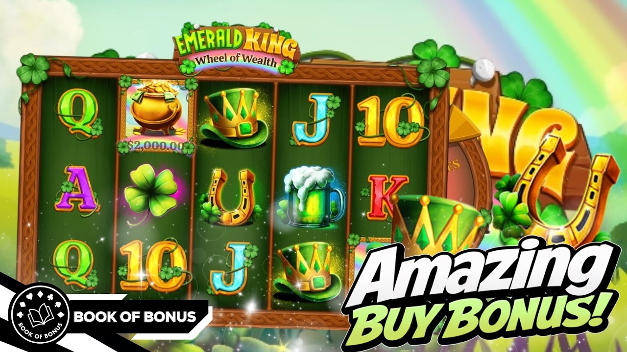 EMERALD KING WHEEL OF WEALTH ⚡️ PRAGMATIC PLAY 🎰 FIRST LOOK & BONUS BUY! -  YouTube