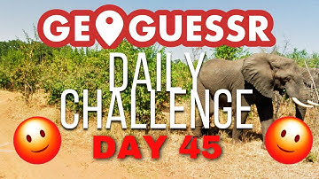 Rainbolt Knew This Elephant... - Rainbolt + Geoguessr Daily Challenge #45