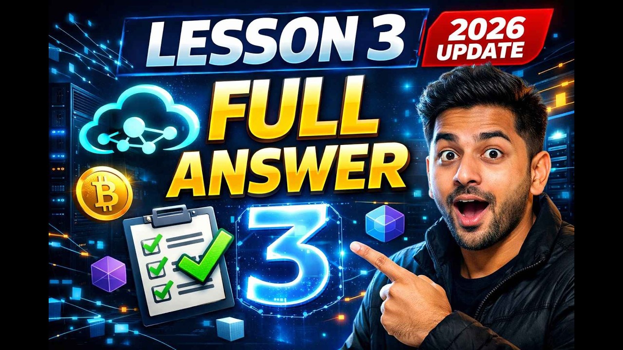 Denet Storage 2026 Update Explained | How to Complete Lesson 3 (Full Answers)