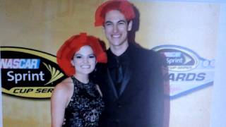 Redheaded Joey Logano and Brittany Baca Details