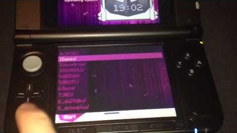 Supercard DSTWO running on 3DS XL