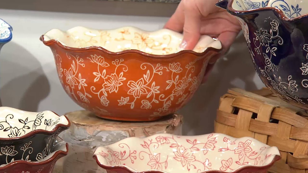 Temp-tations Set of 3 Serving Bowl Set with Rick Domeier