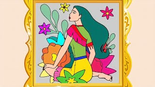 Coloring Quest: Exploring the World of Colors through Coloring Games! screenshot 3