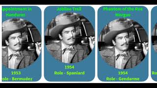 Movies list of Rico Alaniz from 1950 to 1992