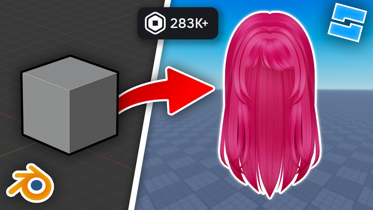 How To Make Roblox UGC Hair [Blender Step-By-Step Tutorial]