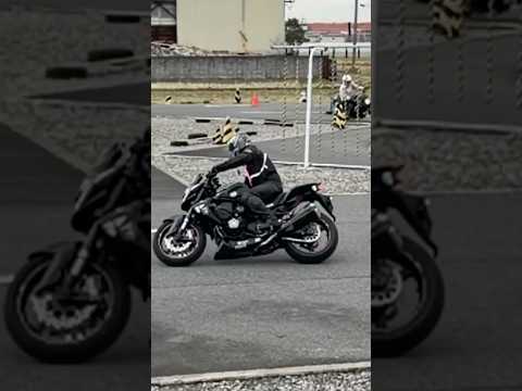 Z1000黒色でモトジムカーナ2026年3月in橿原