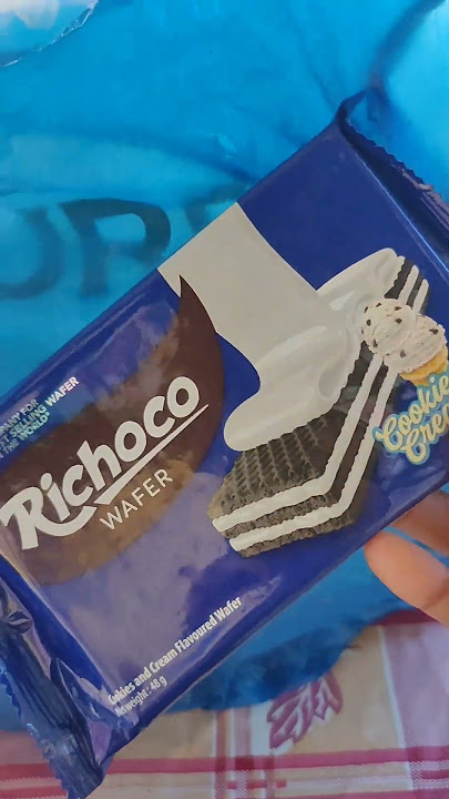 RICHOCO WAFER COOKIES AND CREAM | #shorts #snack #wafer #choco #cookiesandcream