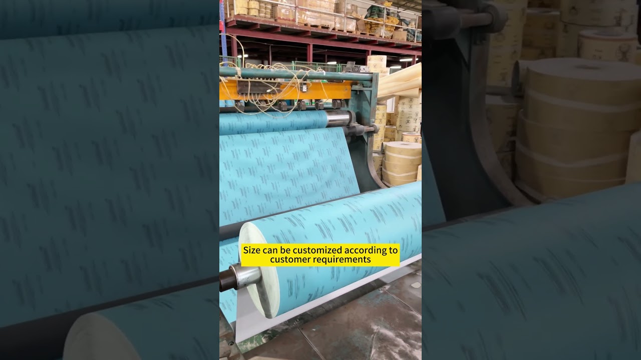Sandpaper roll field production real shot