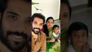 Actor Sibi Sathyaraj Cute Family Photo