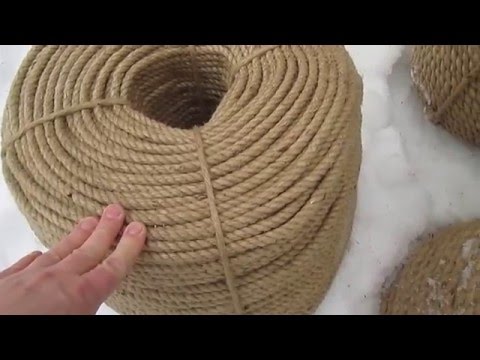 Джутовые канаты для деревянного домостроения